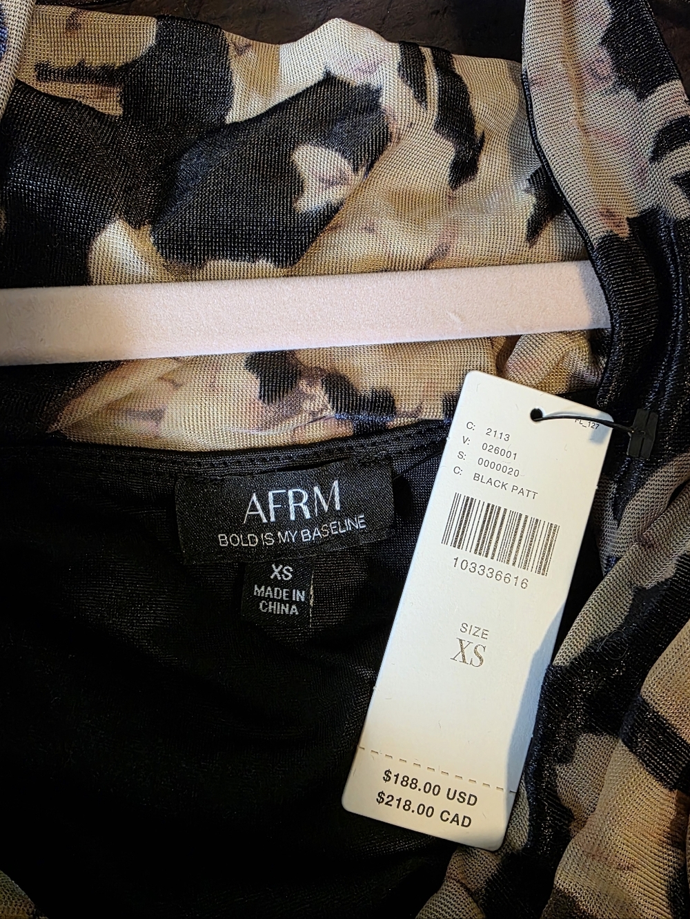 AFRM Arielle Burnout Velvet Off-Shoulder Halter Maxi Dress, Ivory Peony, XS - Picture 10 of 13